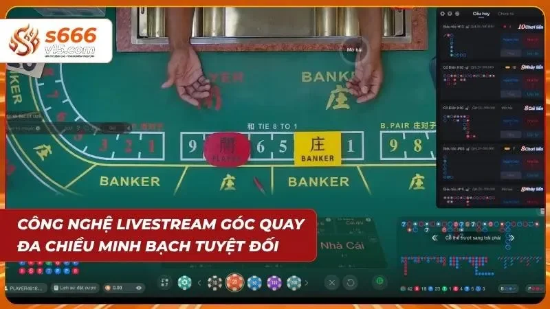 Hệ thống livestream đa góc quay hiển thị hình ảnh rõ nét