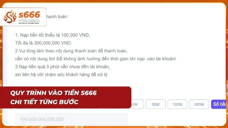 Tìm hiểu quy trình nạp qua từng bước